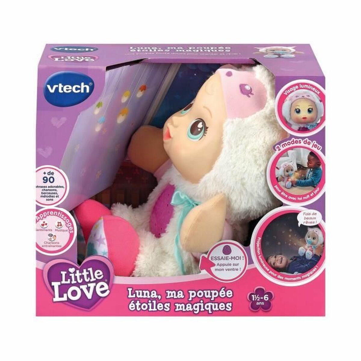 Bebisdocka Vtech Little Love - Luna - 6