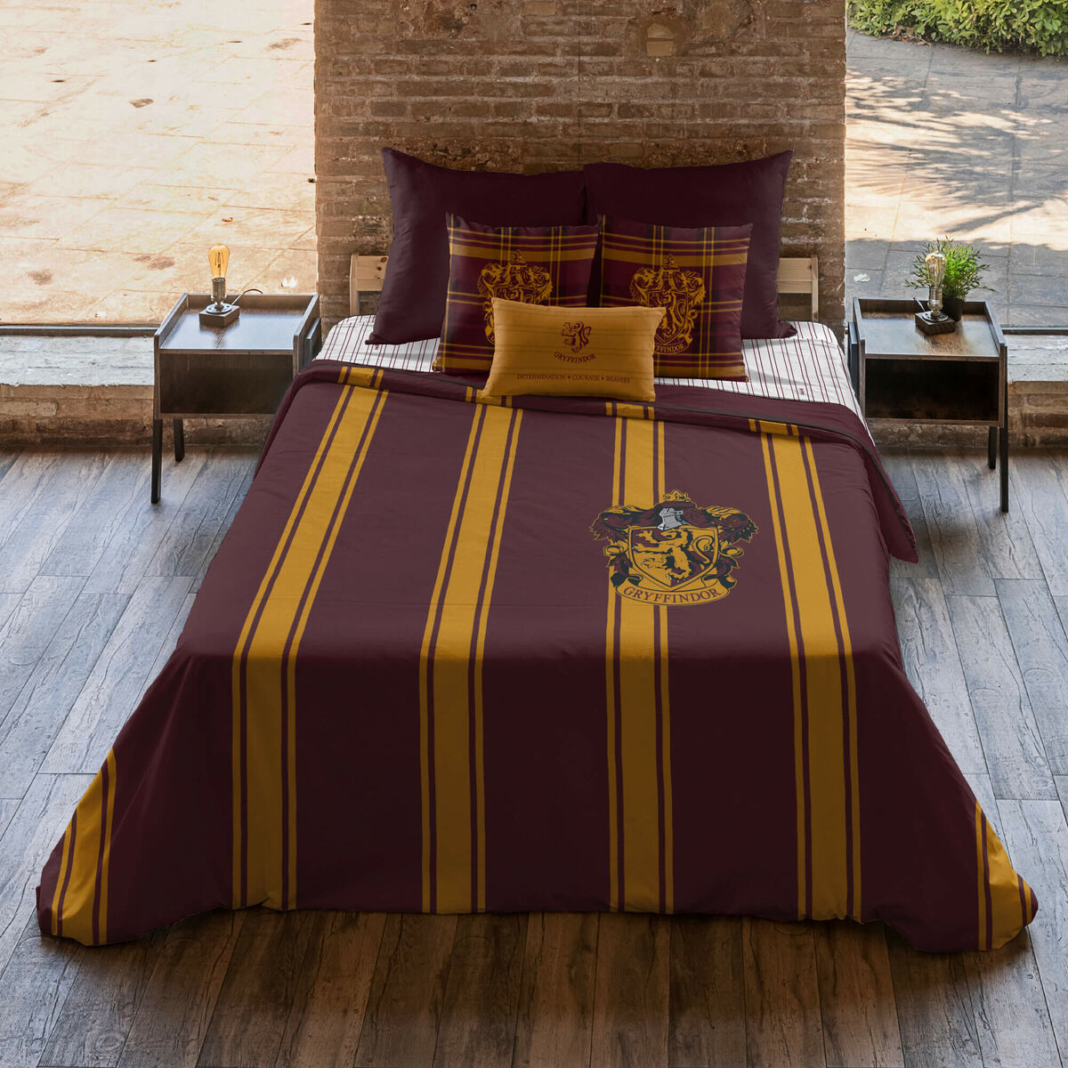 Påslakan Harry Potter Gryffindor Multicolour 175 Trådar 180 x 220 cm Säng 105 - 4
