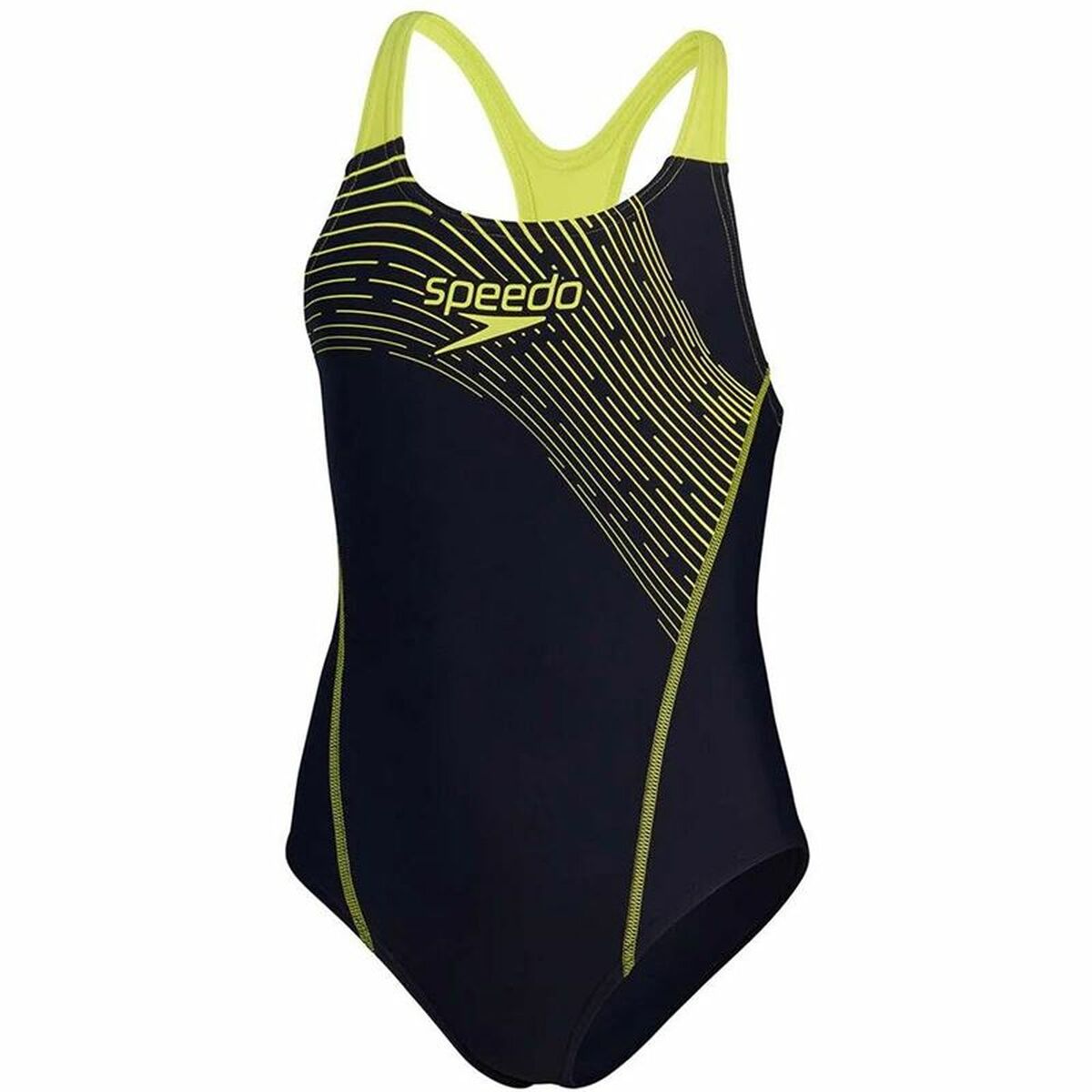 Baddräkt, Flickor Speedo Medley Logo Medalist Svart