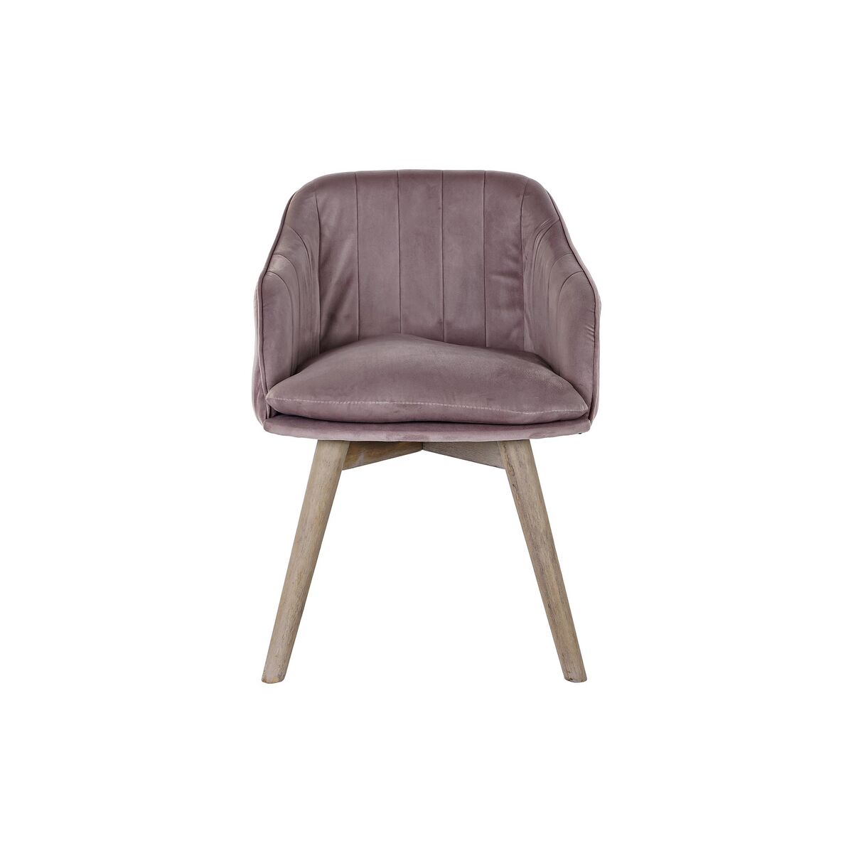 Matsalsstol DKD Home Decor Rosa Naturell 56 x 55 x 70 cm 56 x 55 x 74 cm 56 x 47 x 72,5 cm - 4