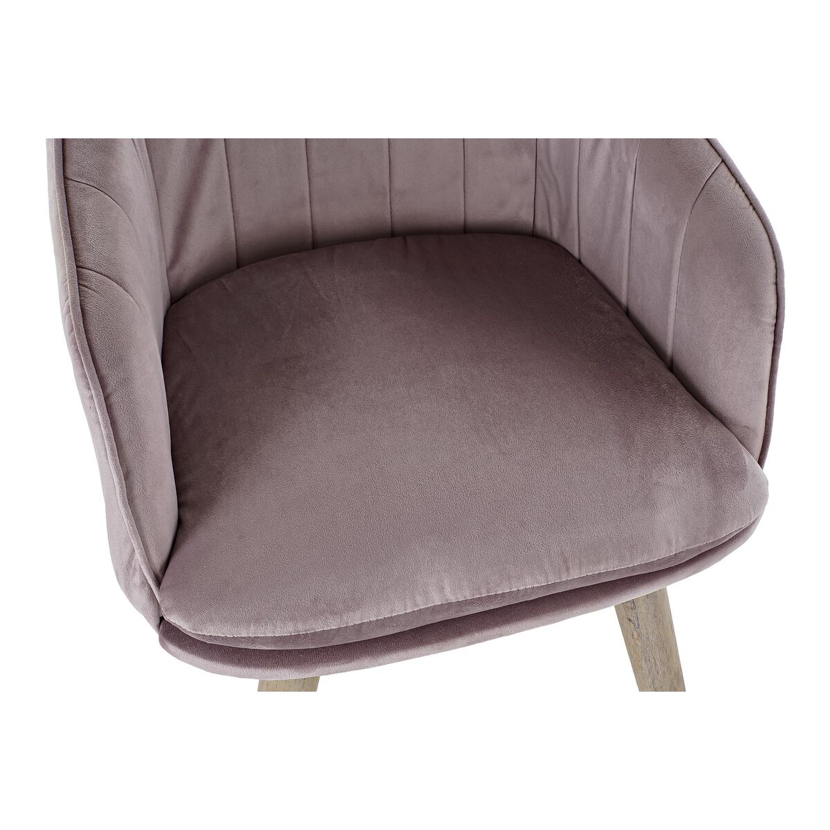 Matsalsstol DKD Home Decor Rosa Naturell 56 x 55 x 70 cm 56 x 55 x 74 cm 56 x 47 x 72,5 cm - 8