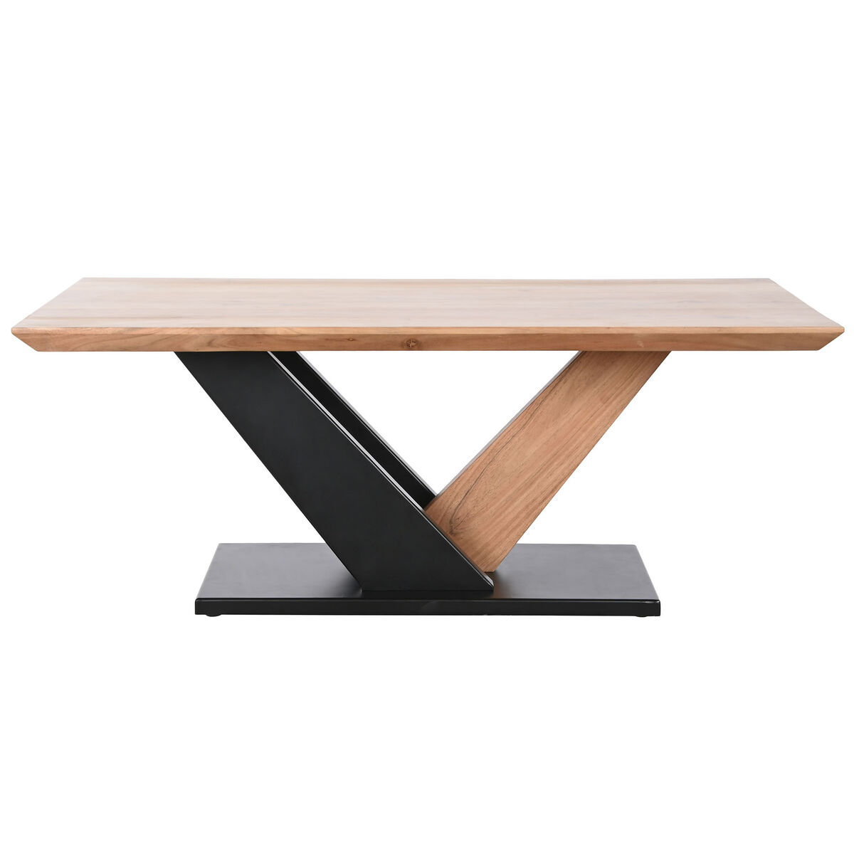 Soffbord DKD Home Decor Metall Akaciaträ 115 x 60 x 45 cm - 10