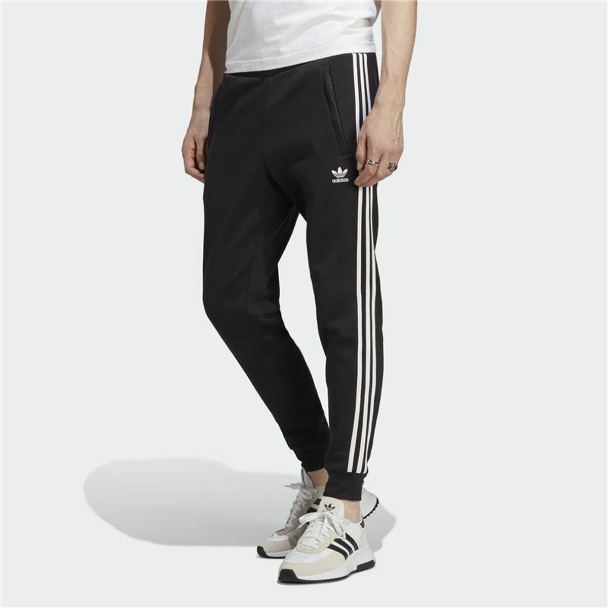 Långa träningsbyxor Adidas Classics Svart Män - 2