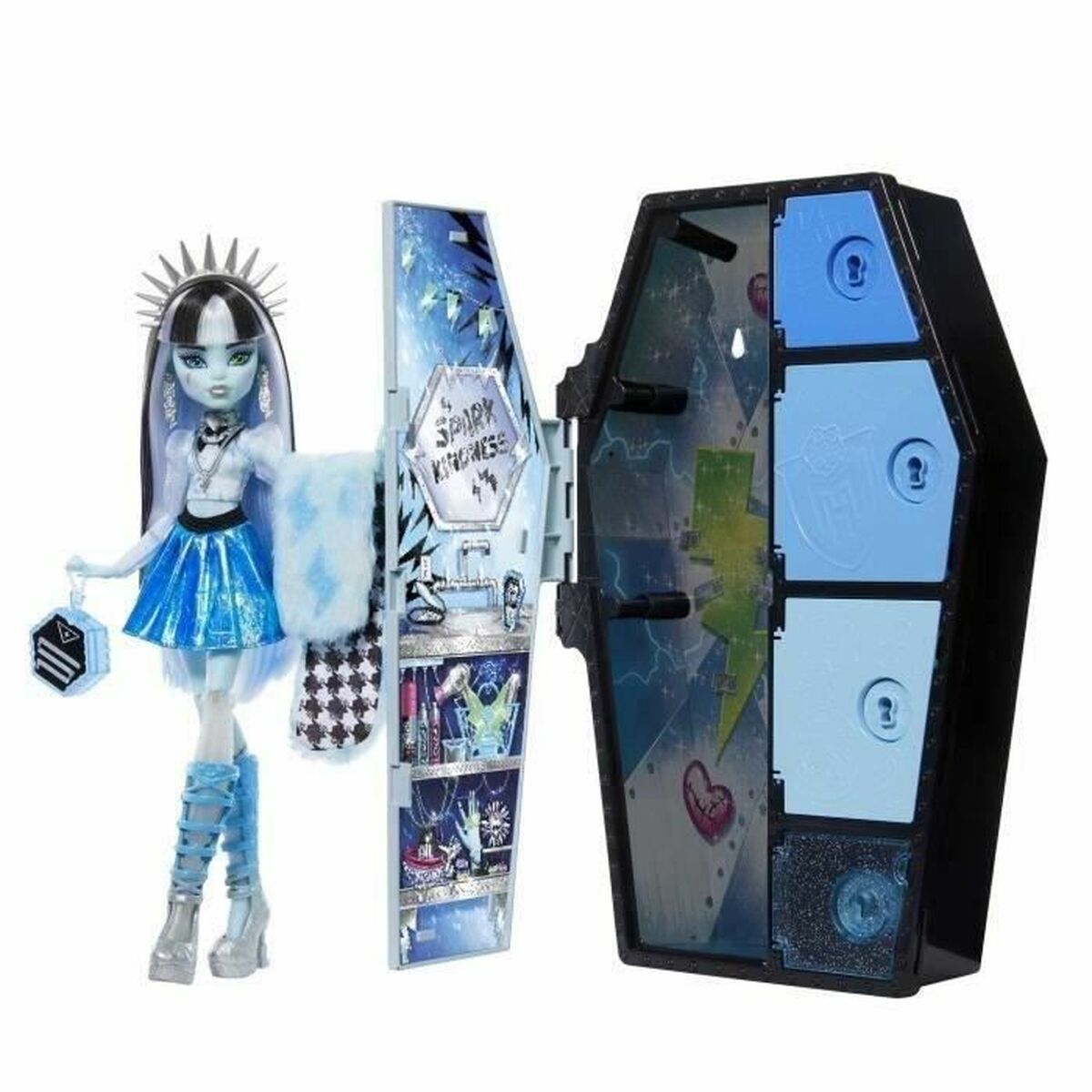 Bebisdocka Monster High Frankie Stein's Secret Lockers Iridescent Look