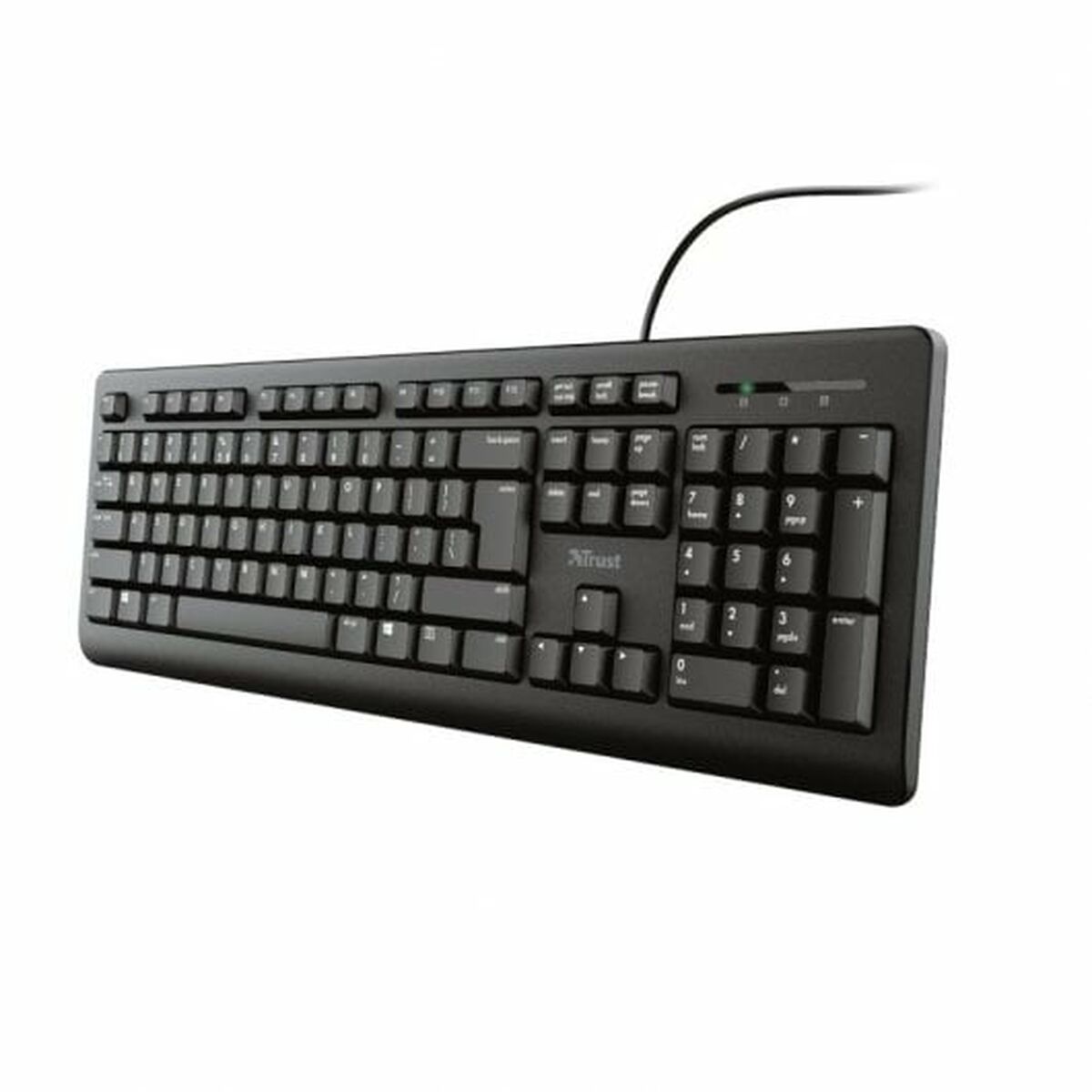Tangentbord Trust 23982 Svart Qwerty Spanska - 3