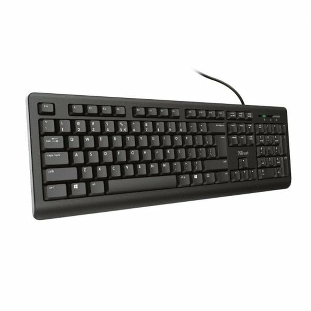 Tangentbord Trust 23982 Svart Qwerty Spanska - 2