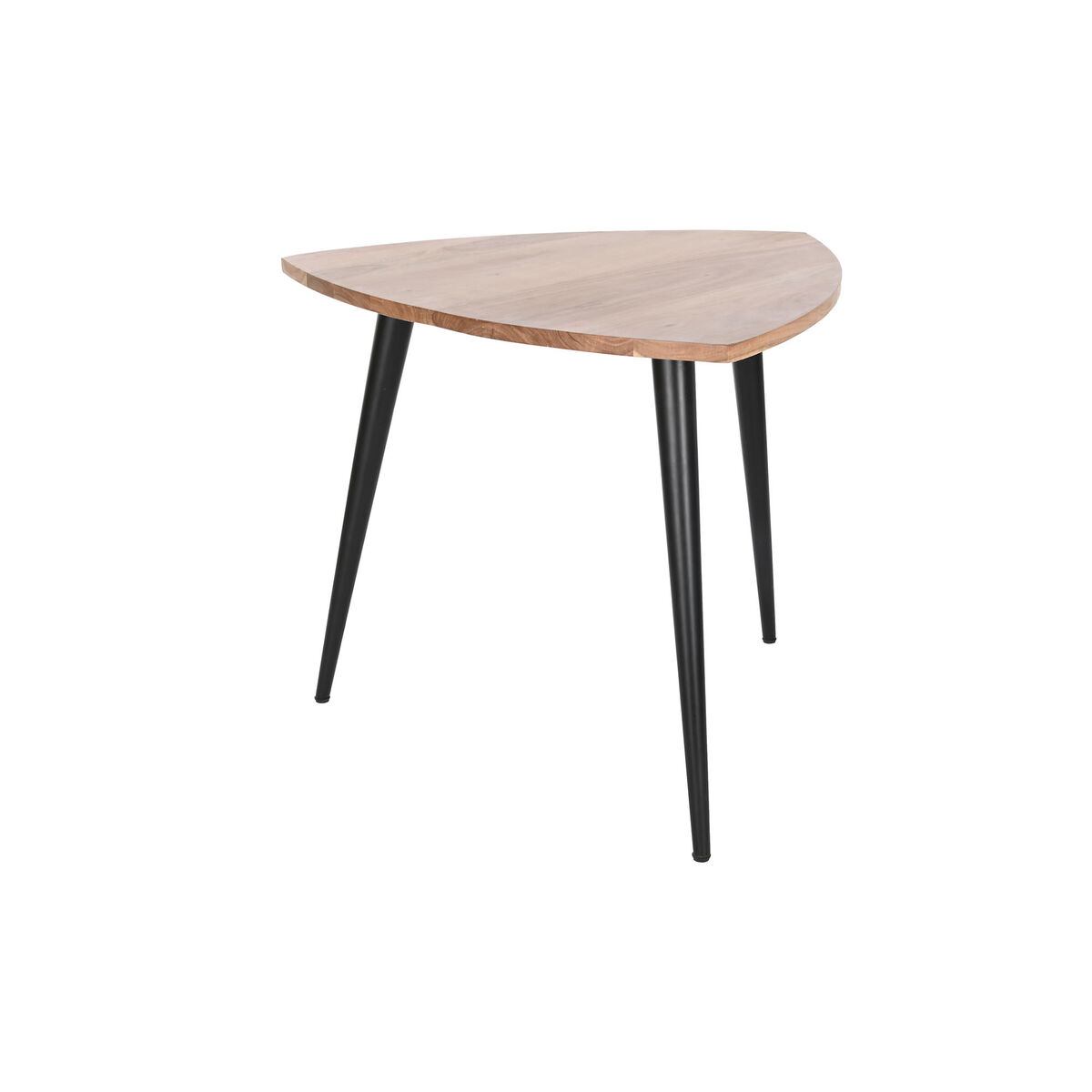 Soffbord DKD Home Decor Metall Akaciaträ 90 x 90 x 76 cm - 4