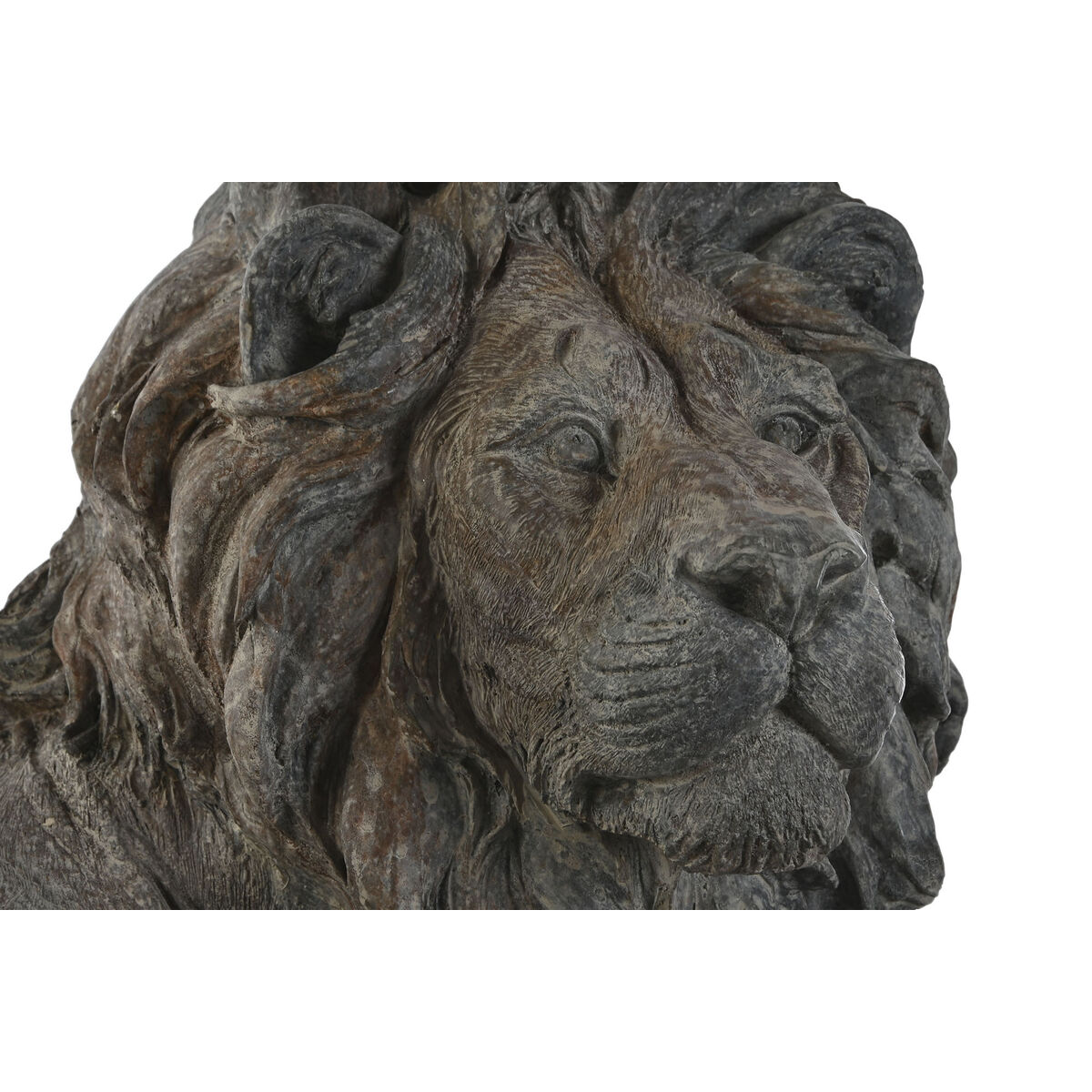 Prydnadsfigur Home ESPRIT Grå Lejonet 80 x 36 x 39 cm - 4