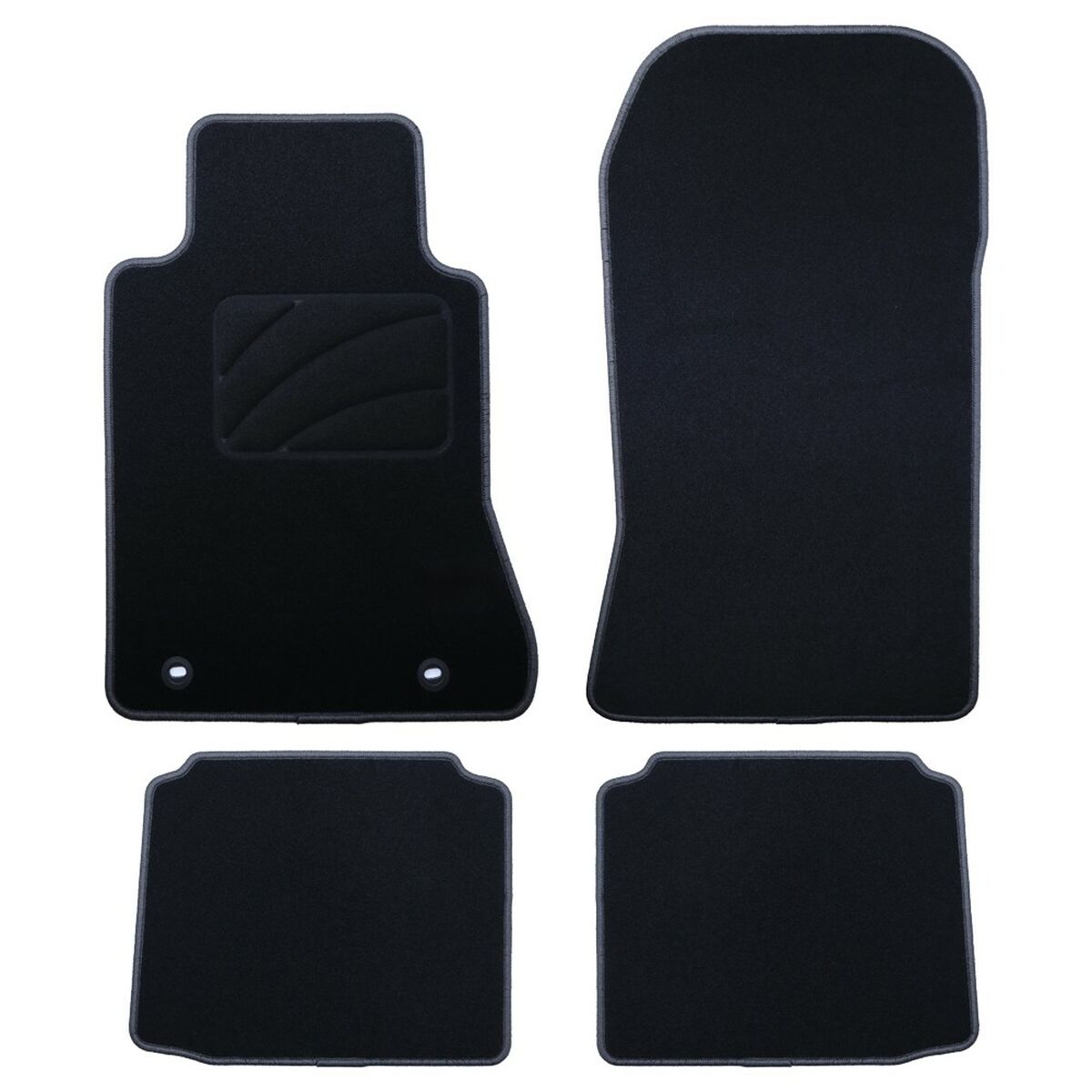 Set med bilgolvmattor OCC Motorsport OCCMC0043GD Mercedes W124 Clase E Sedan 5 Delar