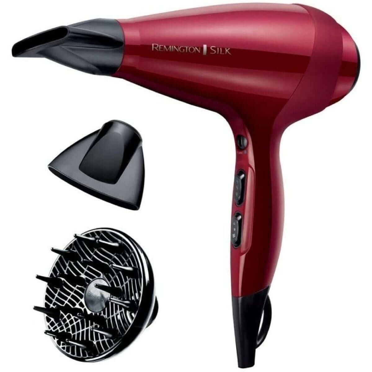 Hårtork Remington T|Studio Silk Röd 2400 W