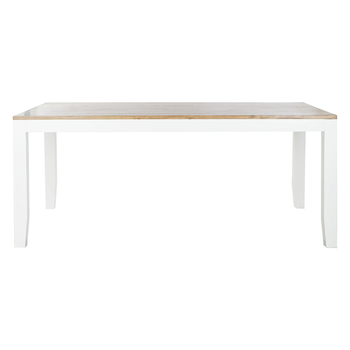 Matsalsbord DKD Home Decor Vit Brun Akaciaträ Mangoträ 200 x 100 x 80 cm - 2