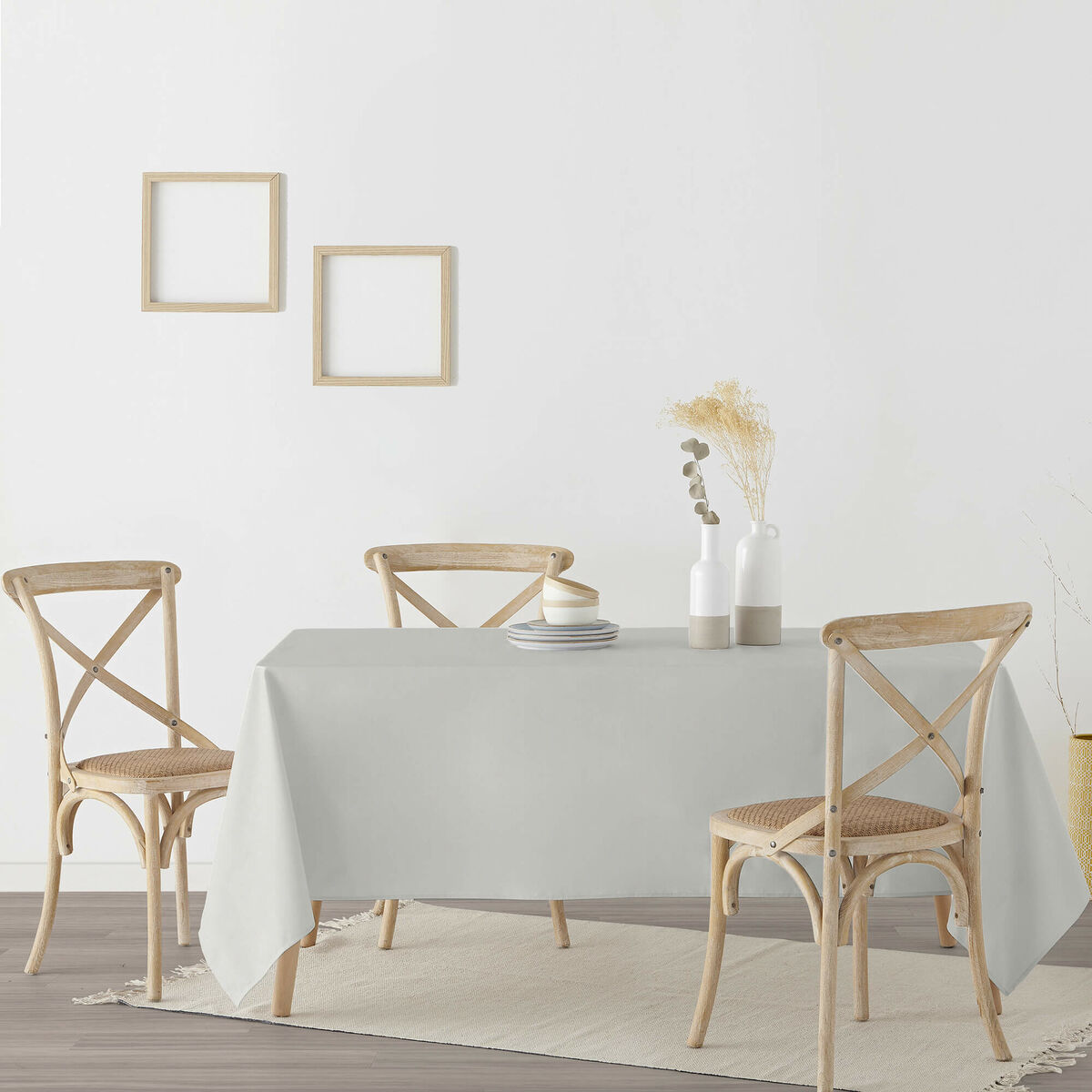 Fläckresistent bordsduk Belum Rodas 2716 Ljusgrå 300 x 150 cm - 3