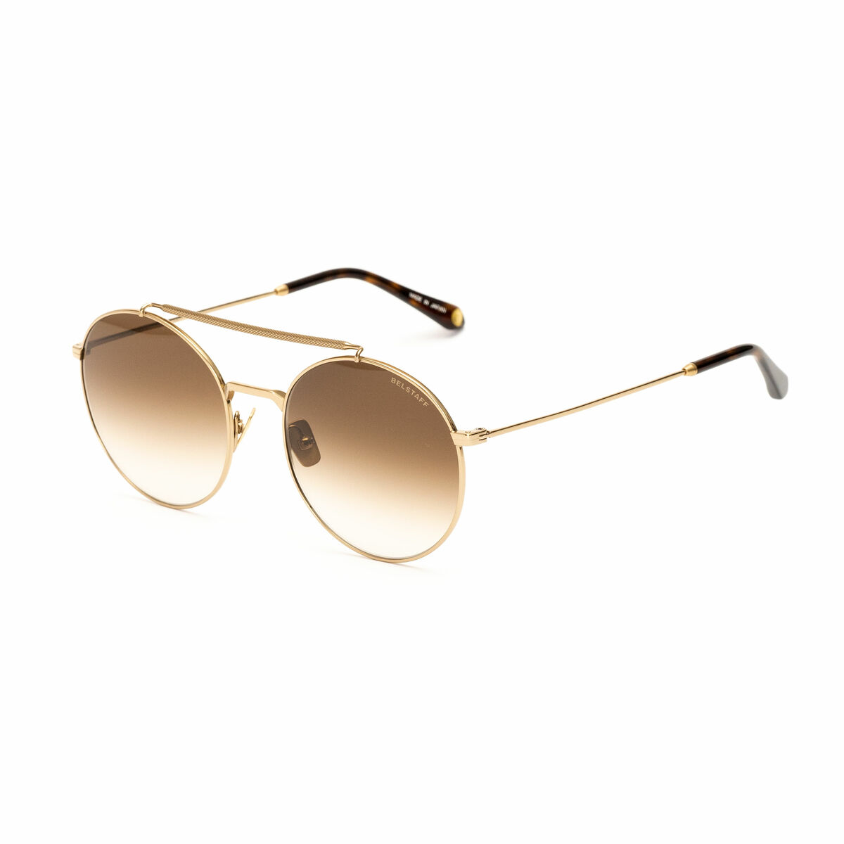 Herrsolglasögon Belstaff STATHAMDORADO Gyllene ø 54 mm