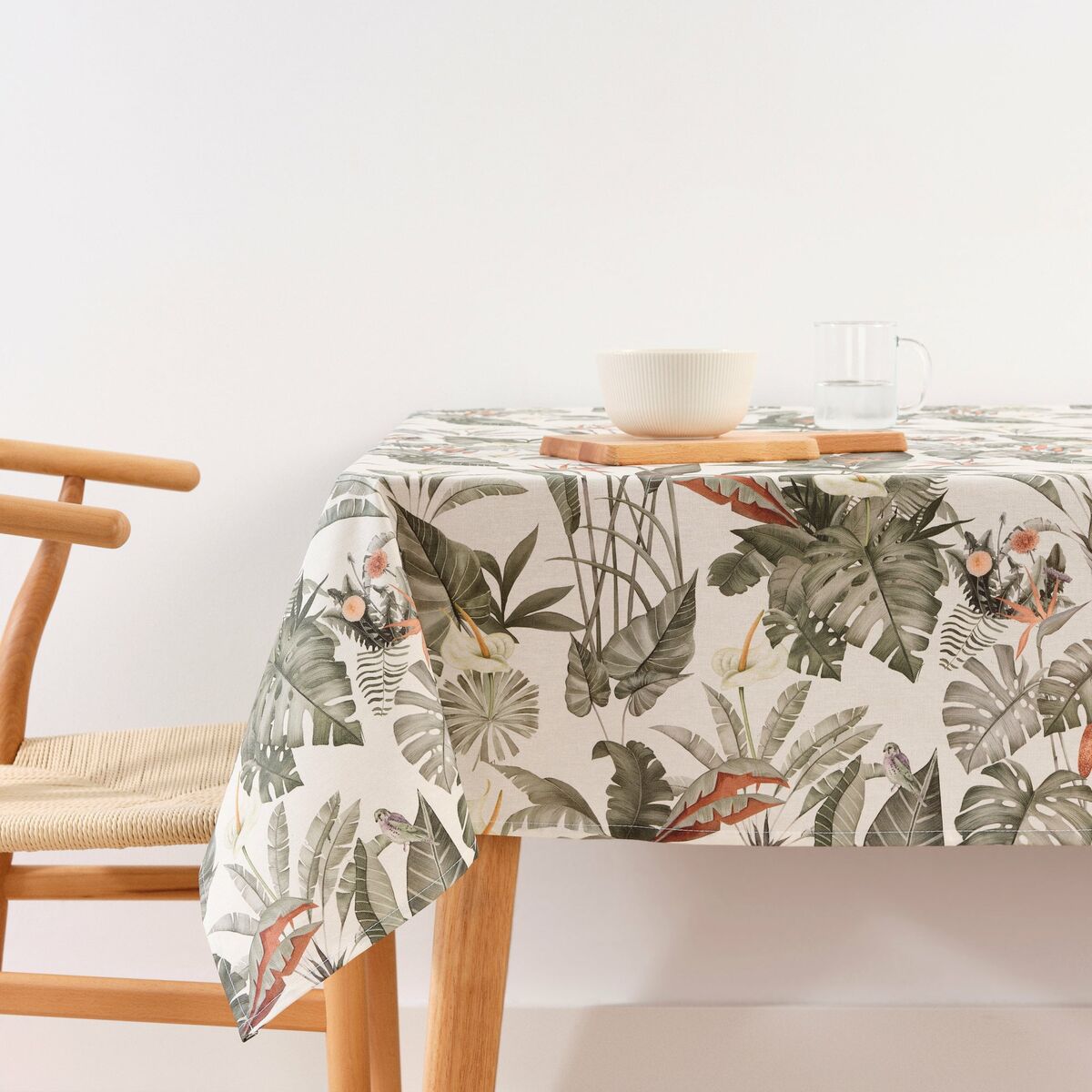 Fläckresistent bordsduk i harts Belum V23 Multicolour 300 x 150 cm Tropiskt - 5