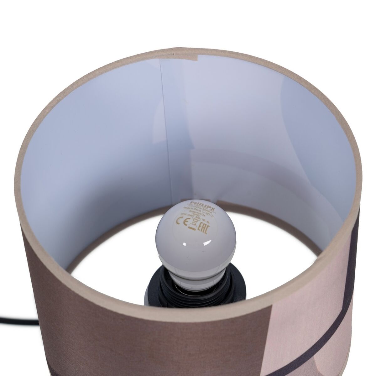 Bordslampa Brun Keramik 60 W 220-240 V 18 x 18 x 29,5 cm - 4