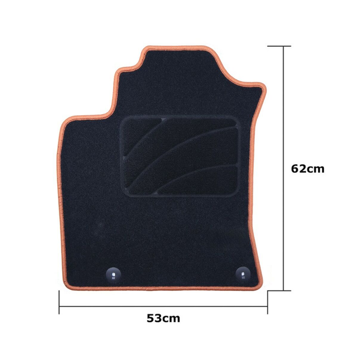 Set med bilgolvmattor OCC Motorsport OCCKI0038YE Kia Xceed 5 Delar - 3
