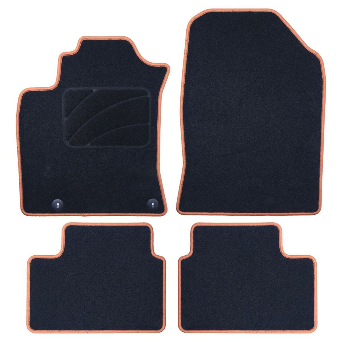 Set med bilgolvmattor OCC Motorsport OCCKI0038YE Kia Xceed 5 Delar