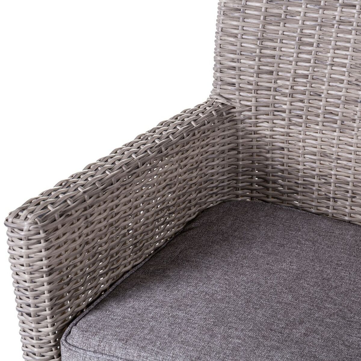 Kerti szék Patsy Grå Trä Rattan 58 x 63 x 86 cm - 5
