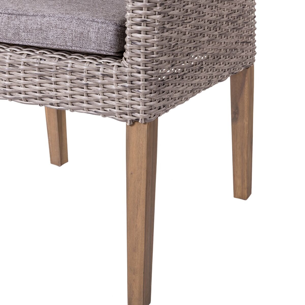 Kerti szék Patsy Grå Trä Rattan 58 x 63 x 86 cm - 2