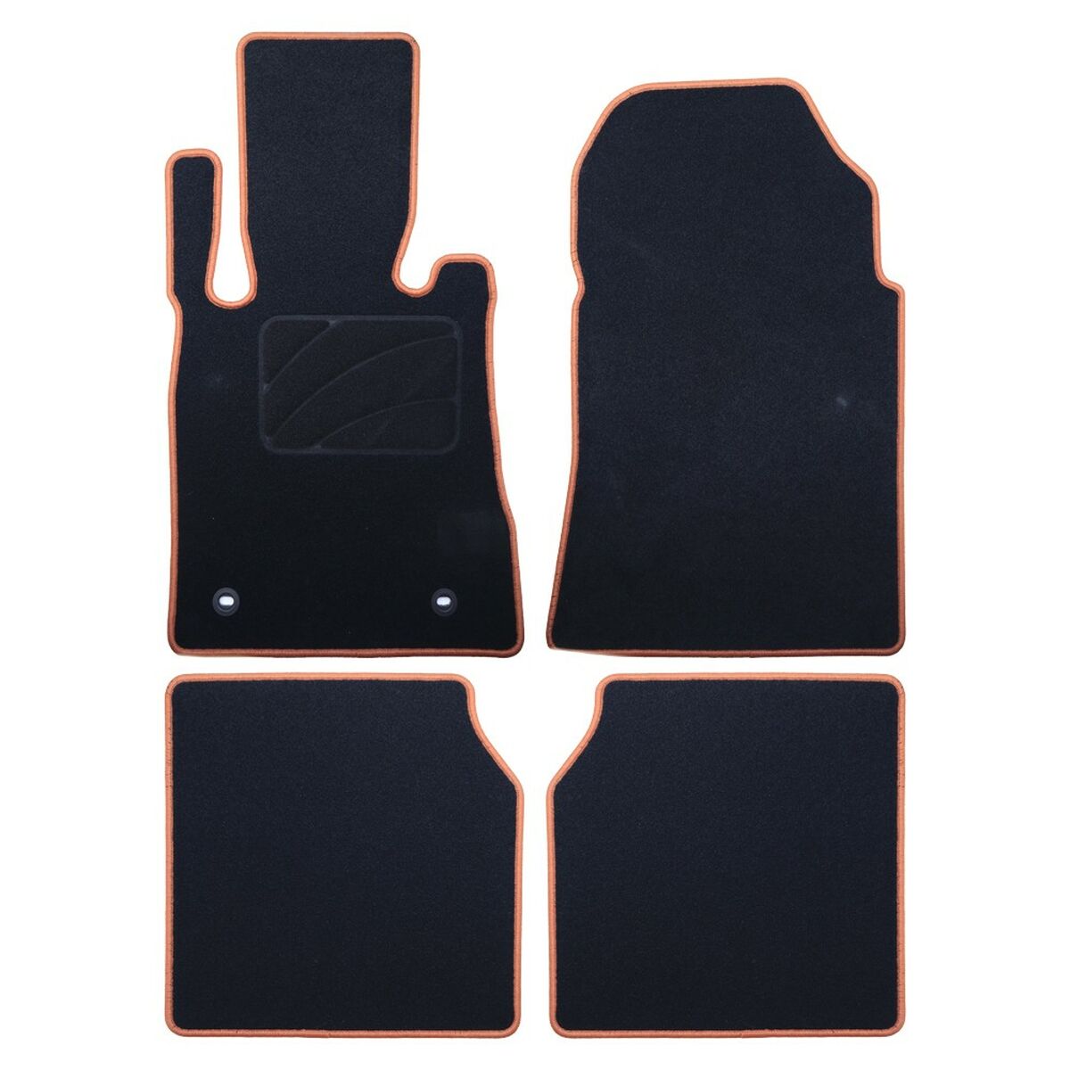 Set med bilgolvmattor OCC Motorsport OCCMC0046YE Mercedes W1401 Clase S Largo 5 Delar