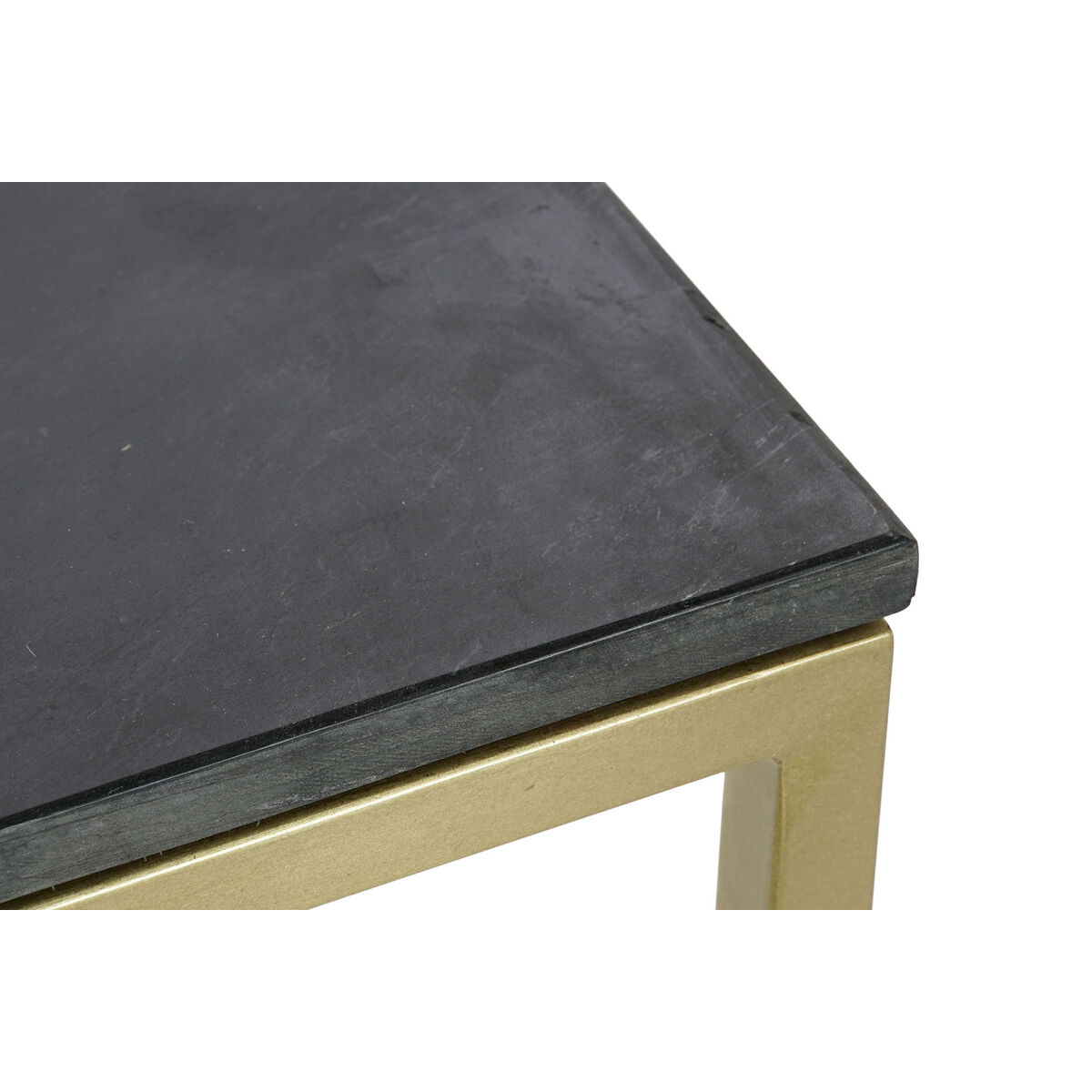Soffbord DKD Home Decor Svart Gyllene Marmor Järn 100 x 61 x 43 cm - 8