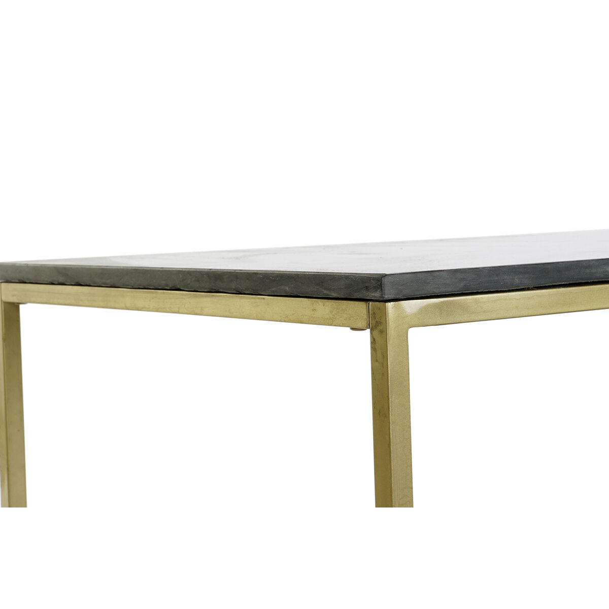 Soffbord DKD Home Decor Svart Gyllene Marmor Järn 100 x 61 x 43 cm - 3