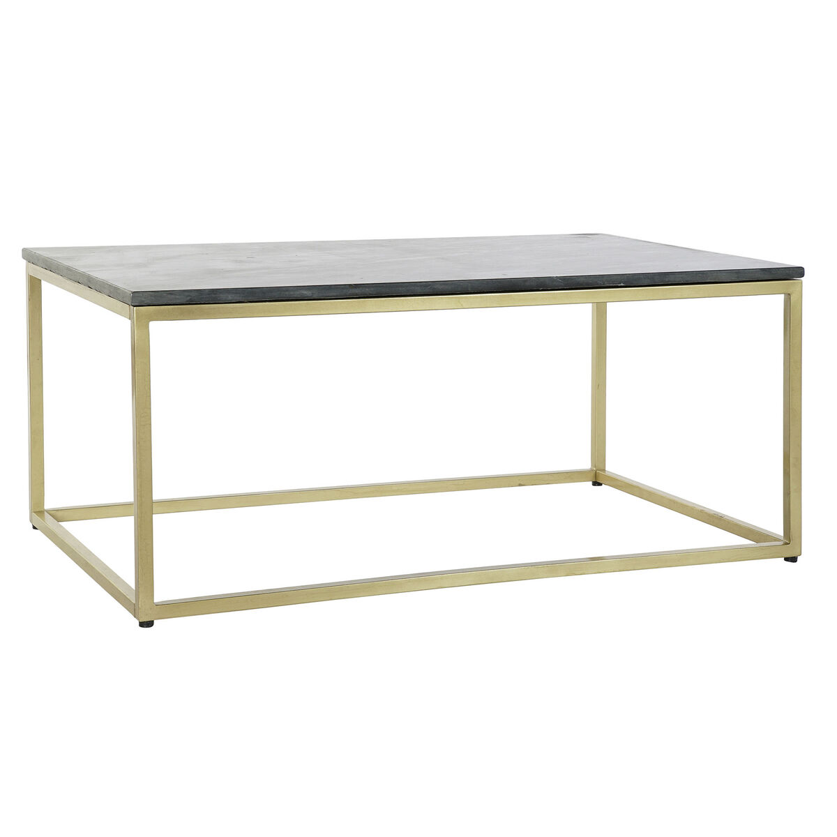 Soffbord DKD Home Decor Svart Gyllene Marmor Järn 100 x 61 x 43 cm - 6