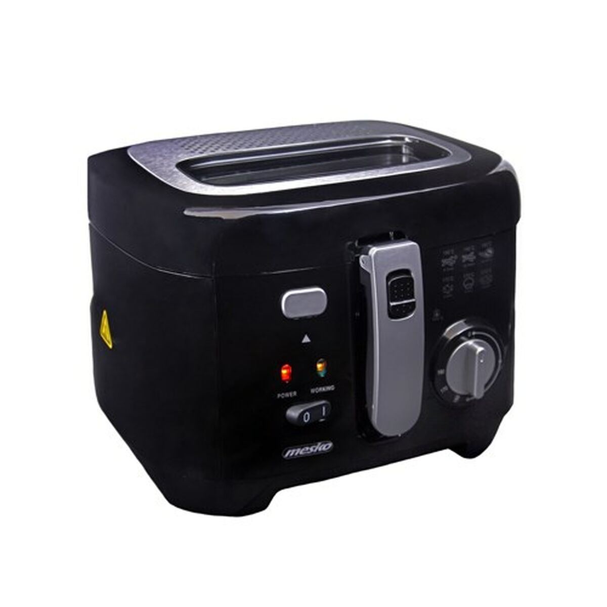 Luftfritös Adler MS 4908 Svart Grå 1800 W 2,5 L - 3
