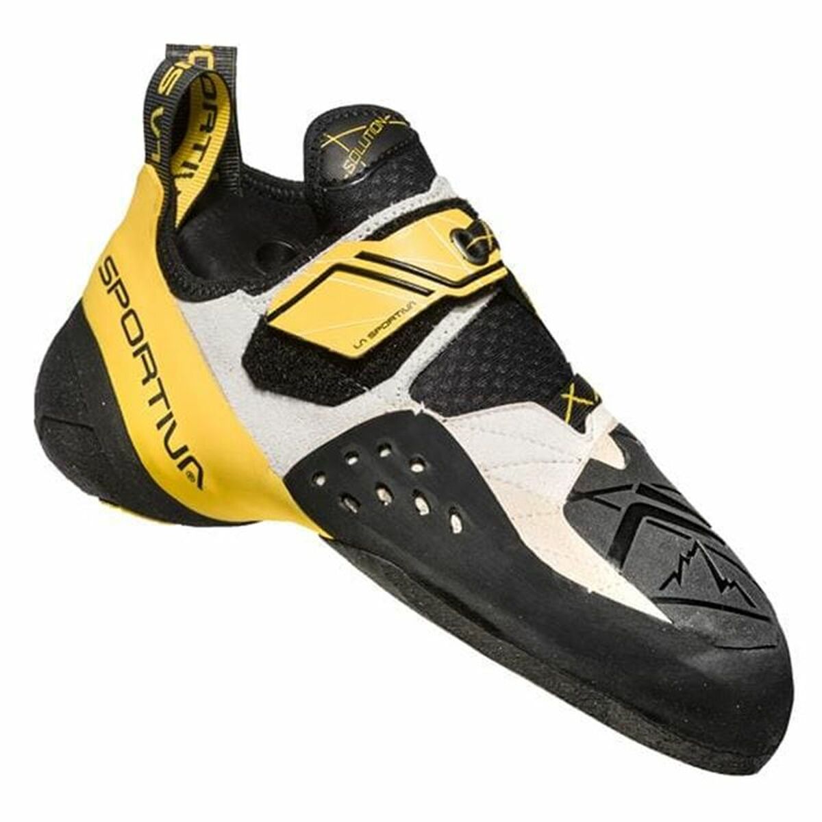 Klätterskor La Sportiva Solution Vit Gul - 2