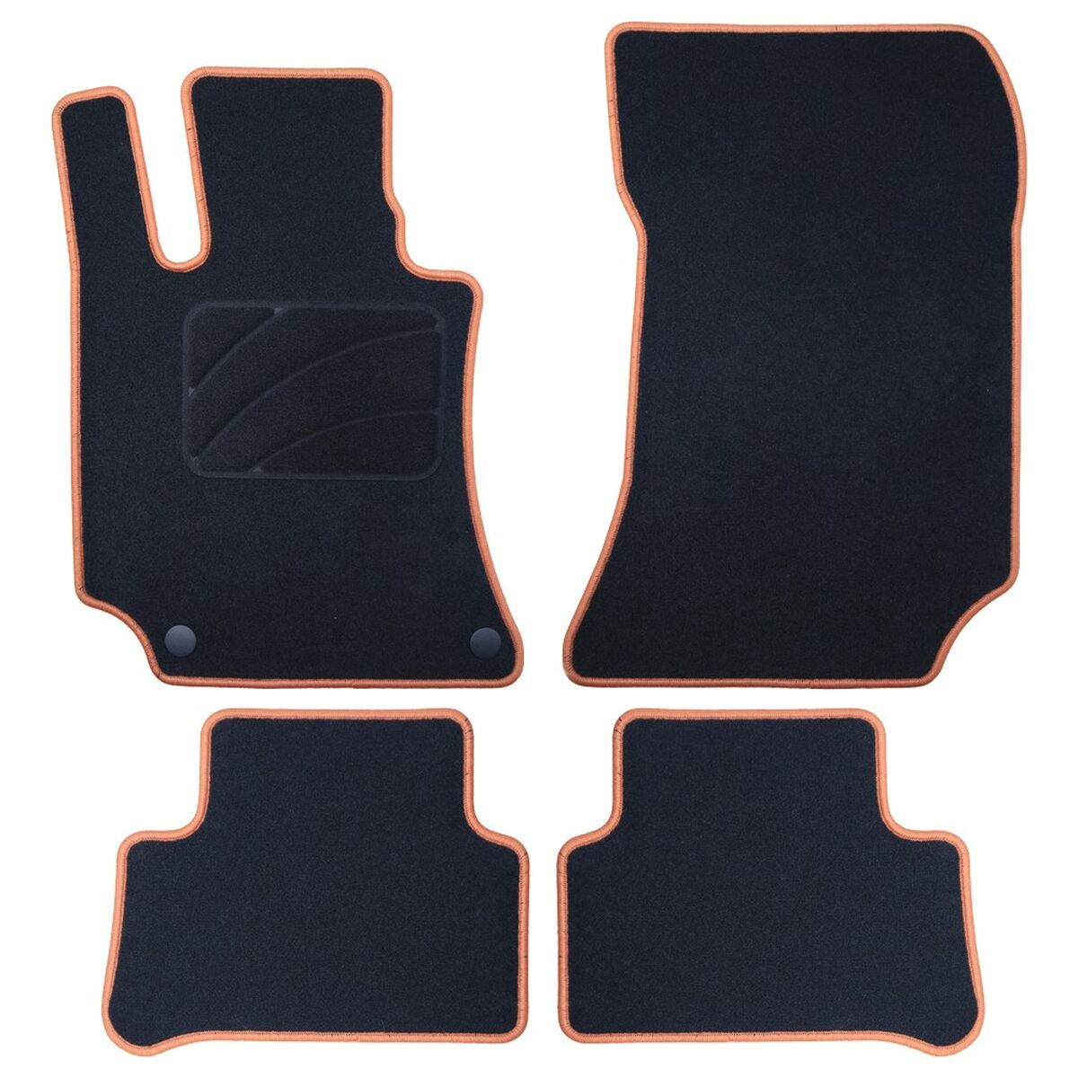 Set med bilgolvmattor OCC Motorsport OCCMC0089YE Mercedes X218 Cls Shooting Brake 5 Delar