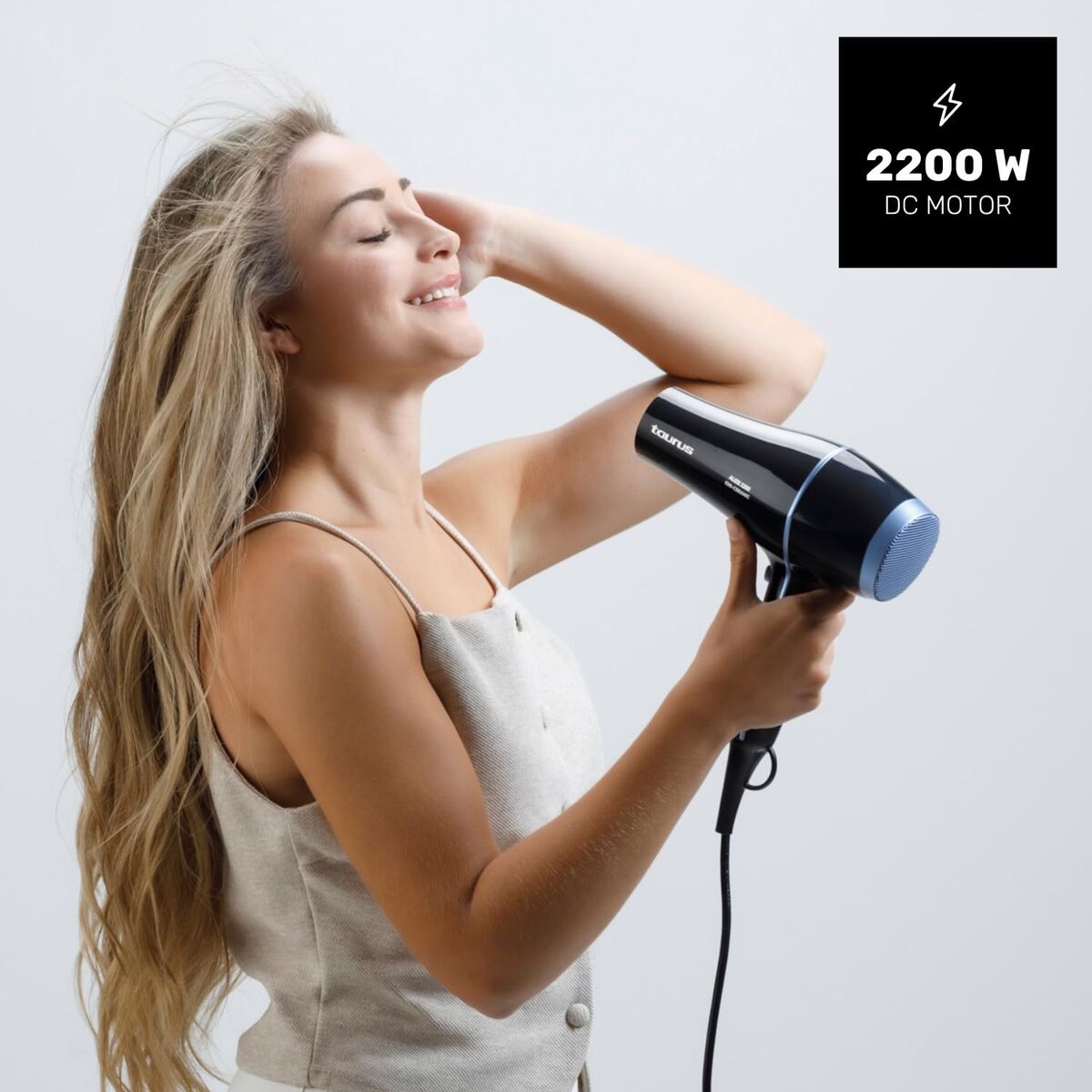 Hårtork Taurus 900120 Svart 2200 W
