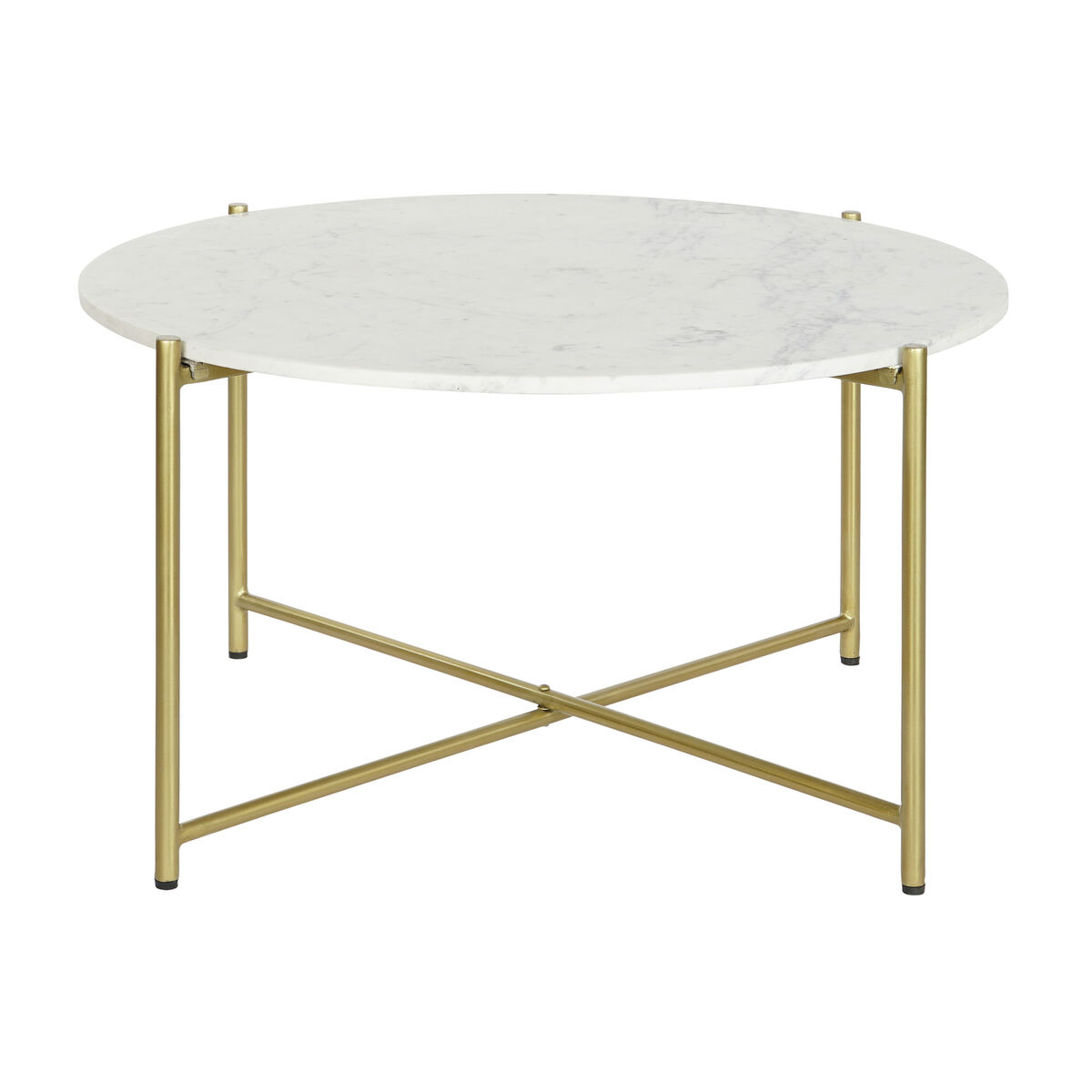 Soffbord DKD Home Decor 81 x 81 x 44 cm Marmor Järn - 2