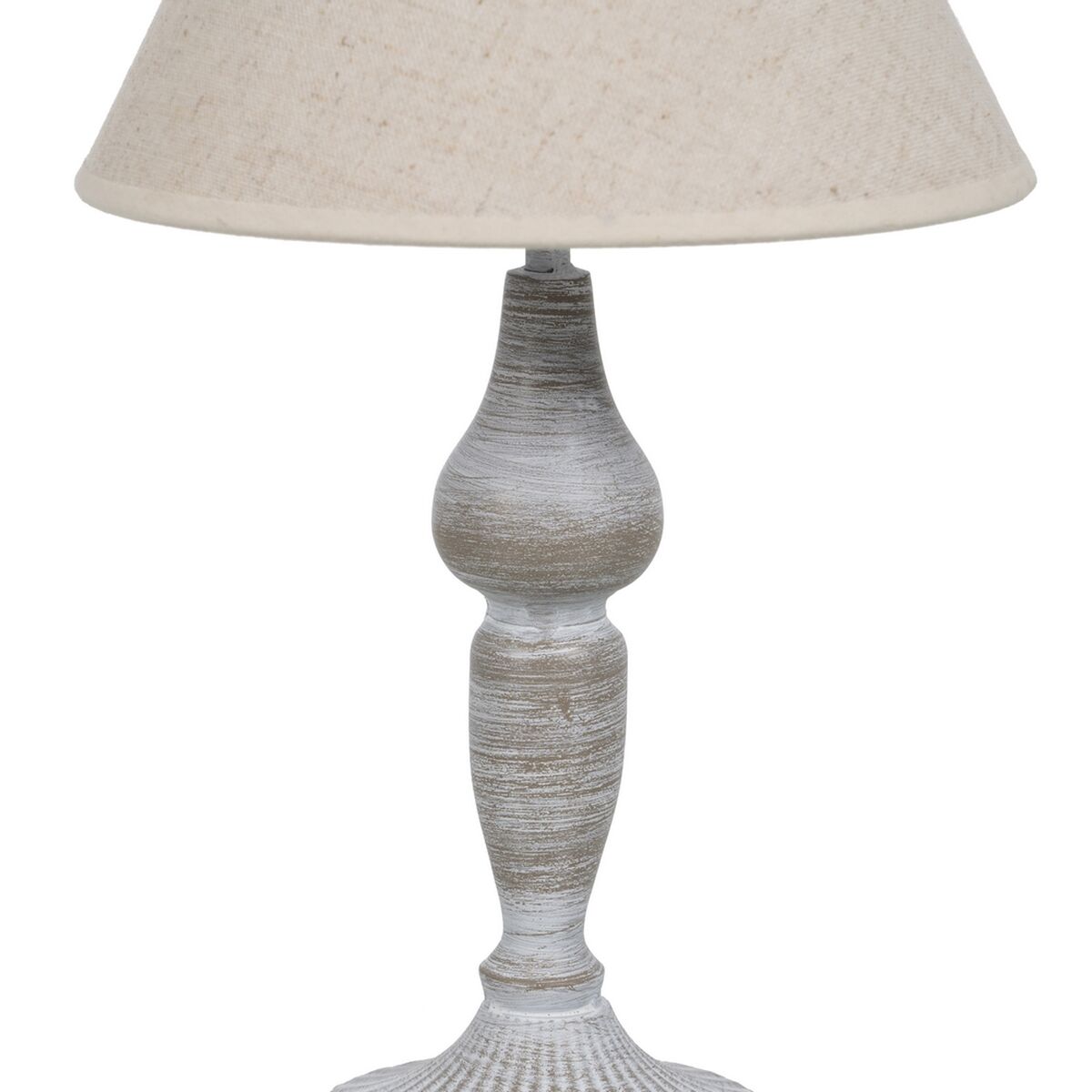 Bordslampa Beige Grå 60 W 220-240 V 20 x 20 x 34 cm - 5