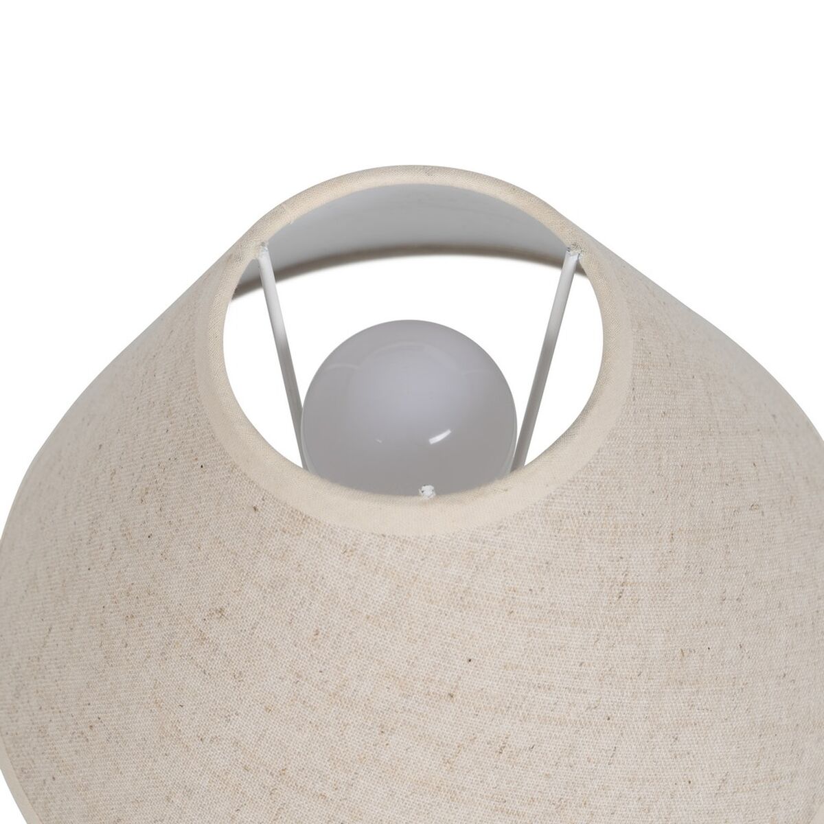 Bordslampa Beige Grå 60 W 220-240 V 20 x 20 x 34 cm - 3