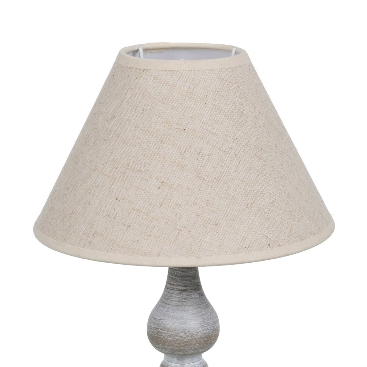 Bordslampa Beige Grå 60 W 220-240 V 20 x 20 x 34 cm - 4
