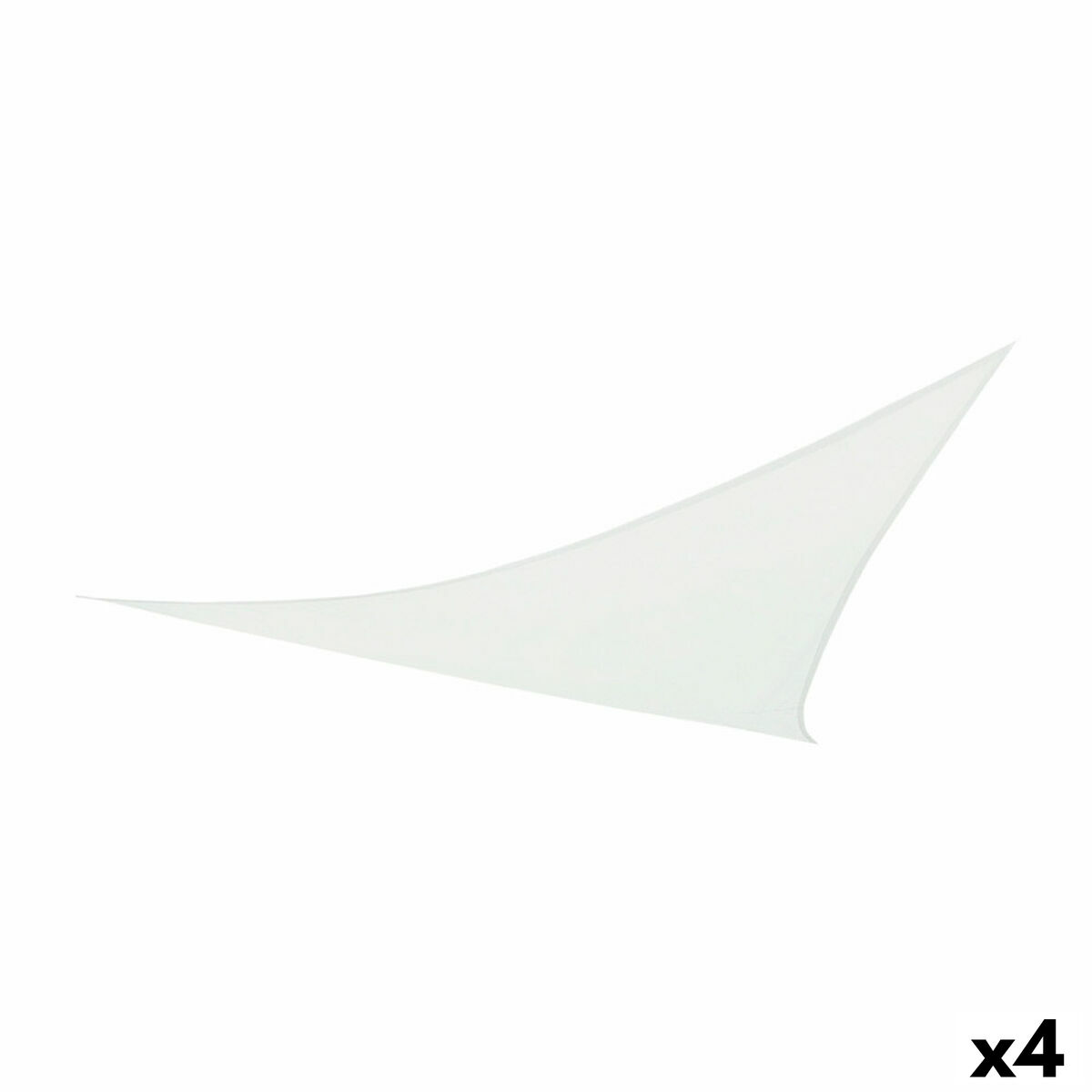Skugga segel Aktive Triangulär Vit 360 x 0,5 x 360 cm (4 antal)