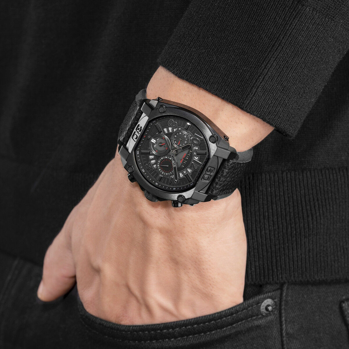 Herrklocka Police PEWJF0021903 Svart - 5