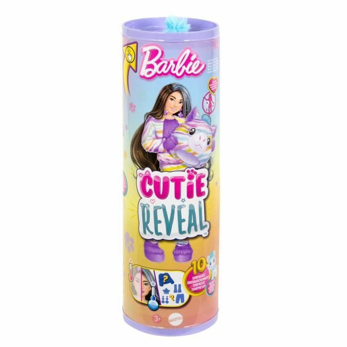 Babydocka med tillbehör Barbie Zebra Doll Colorful Dream - 6
