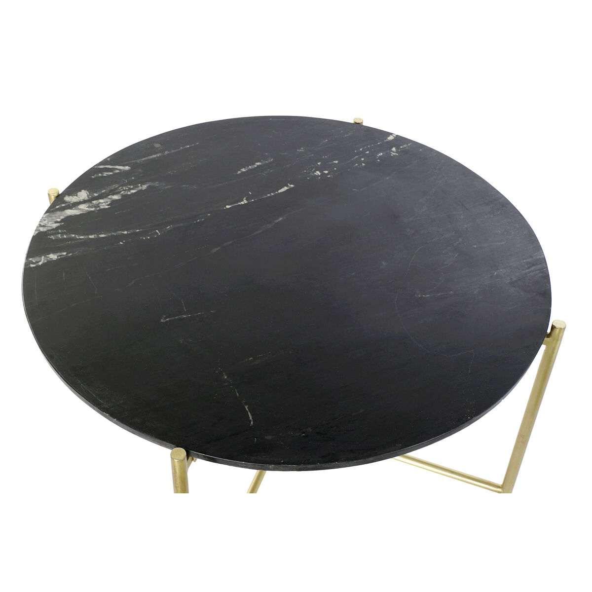 Soffbord DKD Home Decor 81 x 81 x 44 cm Marmor Järn - 6