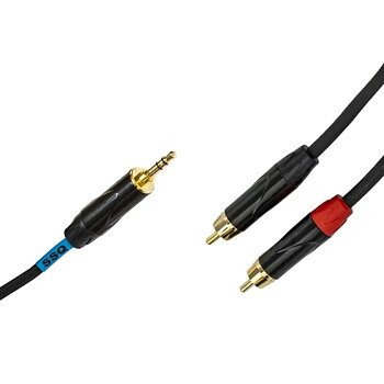 Ljudkabel-jack till 2 RCA Sound station quality (SSQ) MiJRCA1 1 m