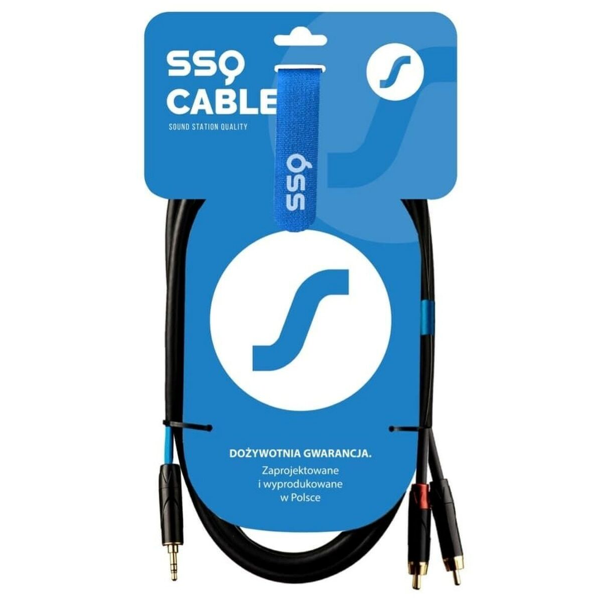 Ljudkabel-jack till 2 RCA Sound station quality (SSQ) MiJRCA1 1 m