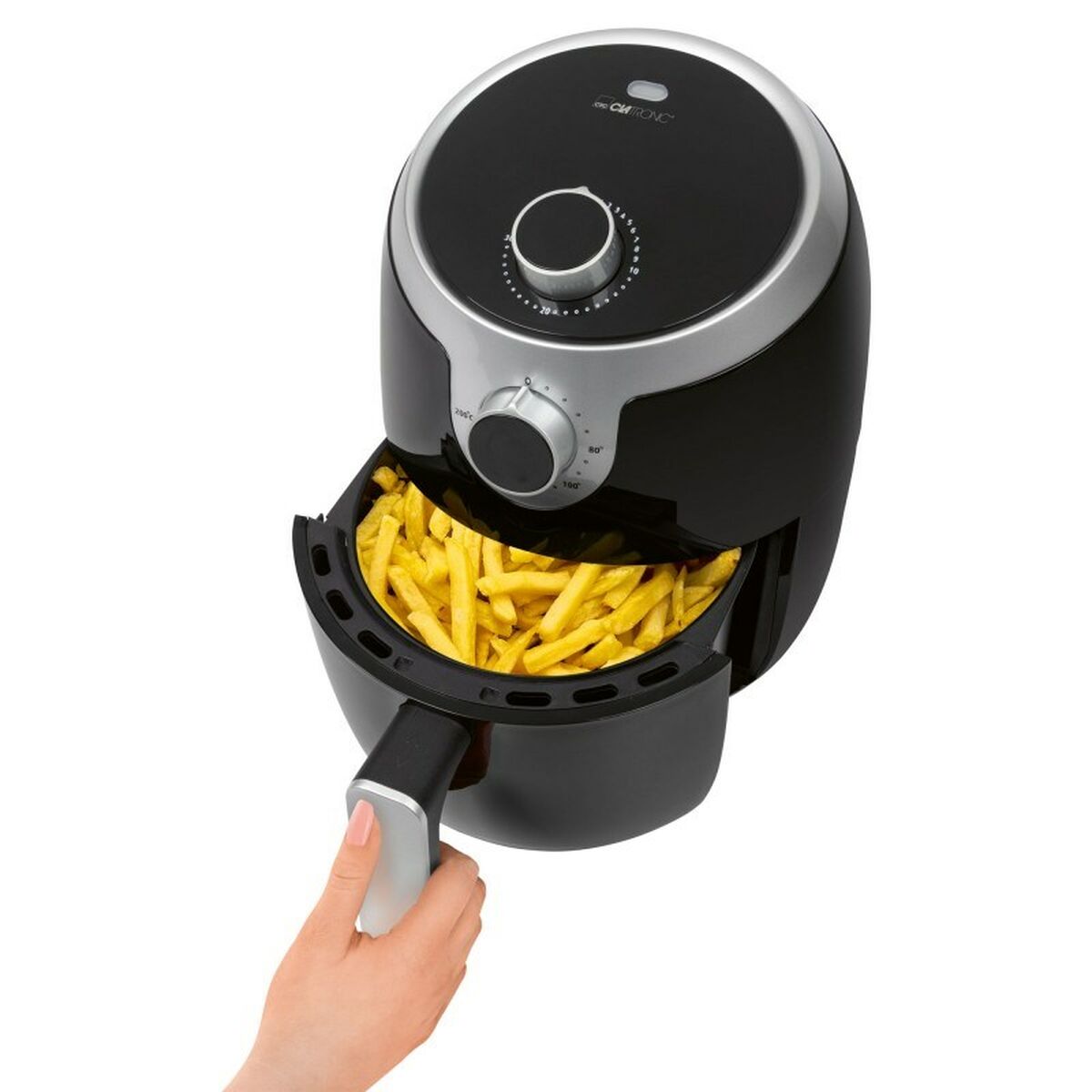 Luftfritös Clatronic FR 3769 H Svart 1000 W 1,8 L - 2