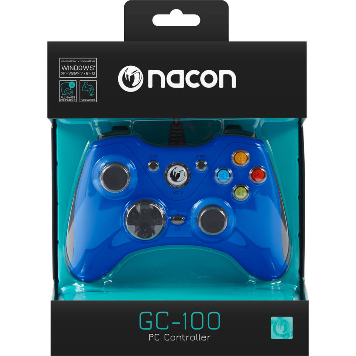 Spelkontroll Nacon PCGC-100BLUE Blå PC - 4