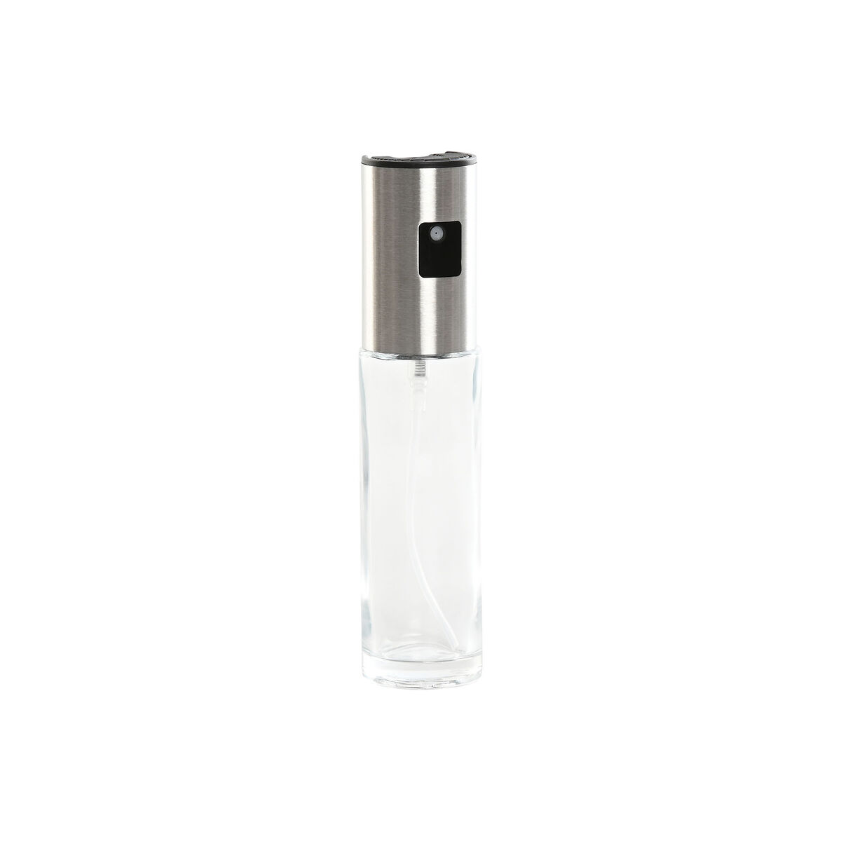 Oljeflaska Home ESPRIT Transparent Rostfritt stål Glas 100 ml 4 x 4 x 18,3 cm - 2