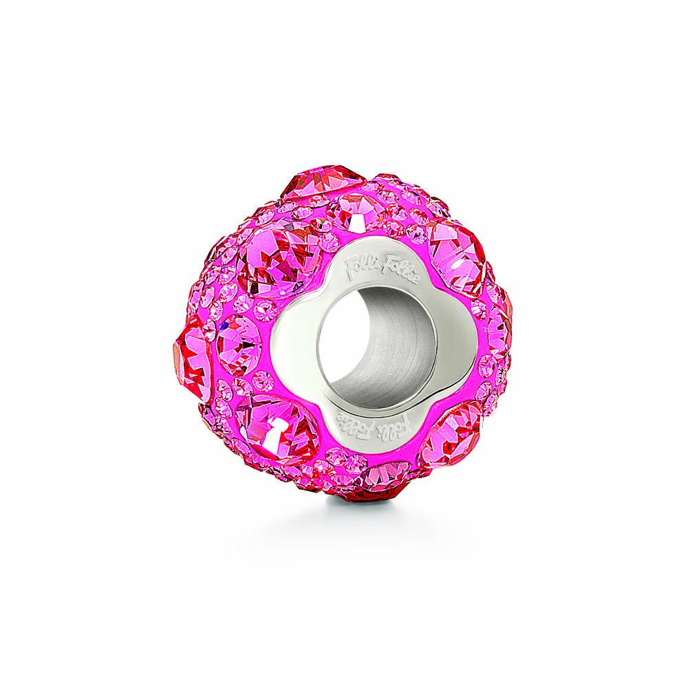 Dampärlor Folli Follie 3P13F019D Rosa 1 cm