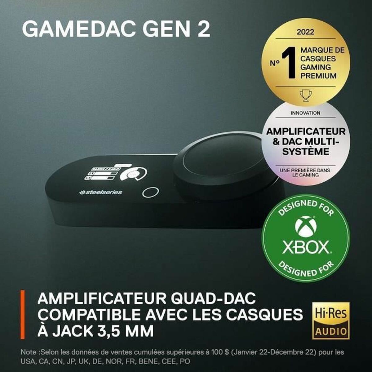 Förstärkare SteelSeries Svart - 2