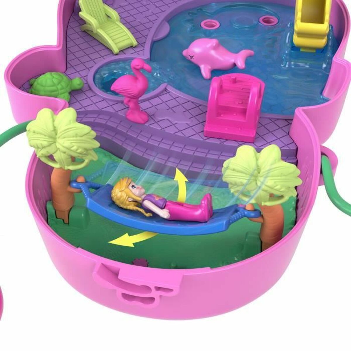 Babydocka med tillbehör Polly Pocket Mommy Monkey and Baby - 4