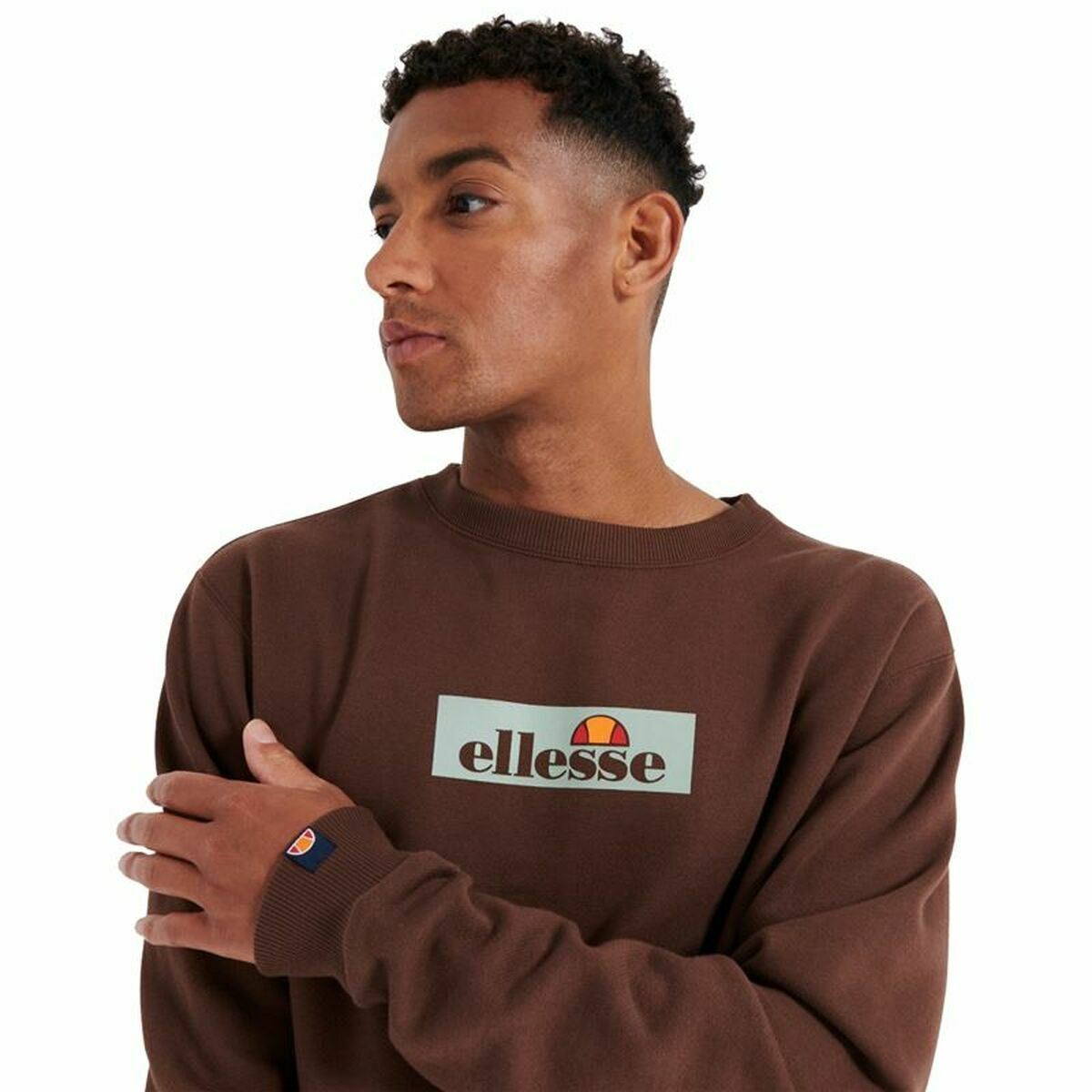 Tröja utan huva Herr Ellesse Tablido Brun - 3