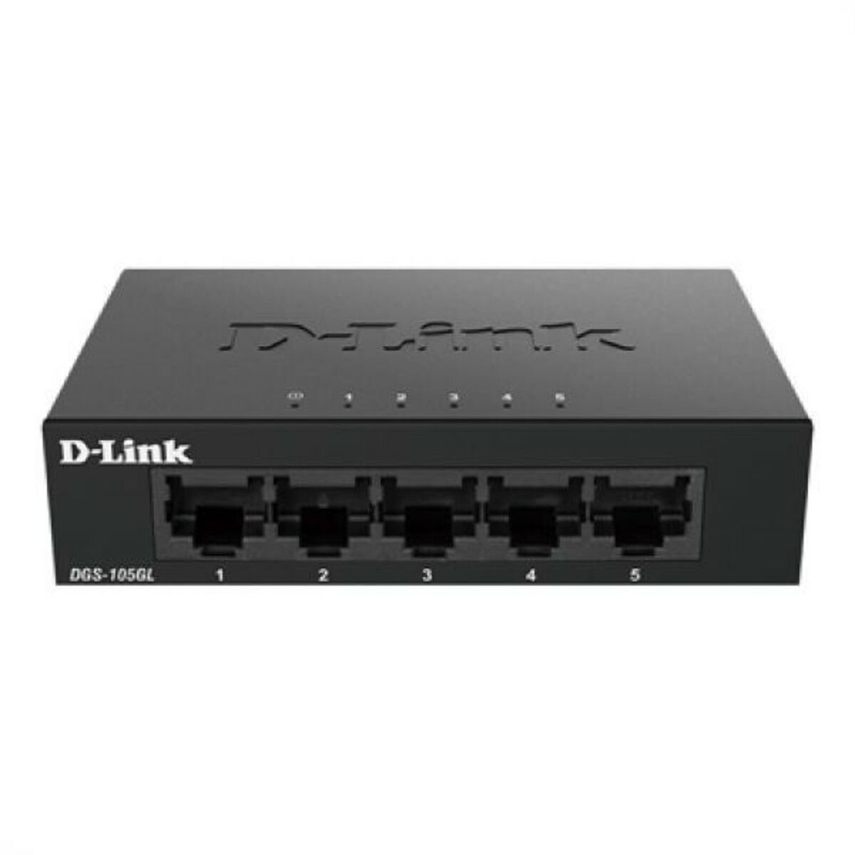 Skrivbords omkopplare D-Link DGS-105GL/E Svart
