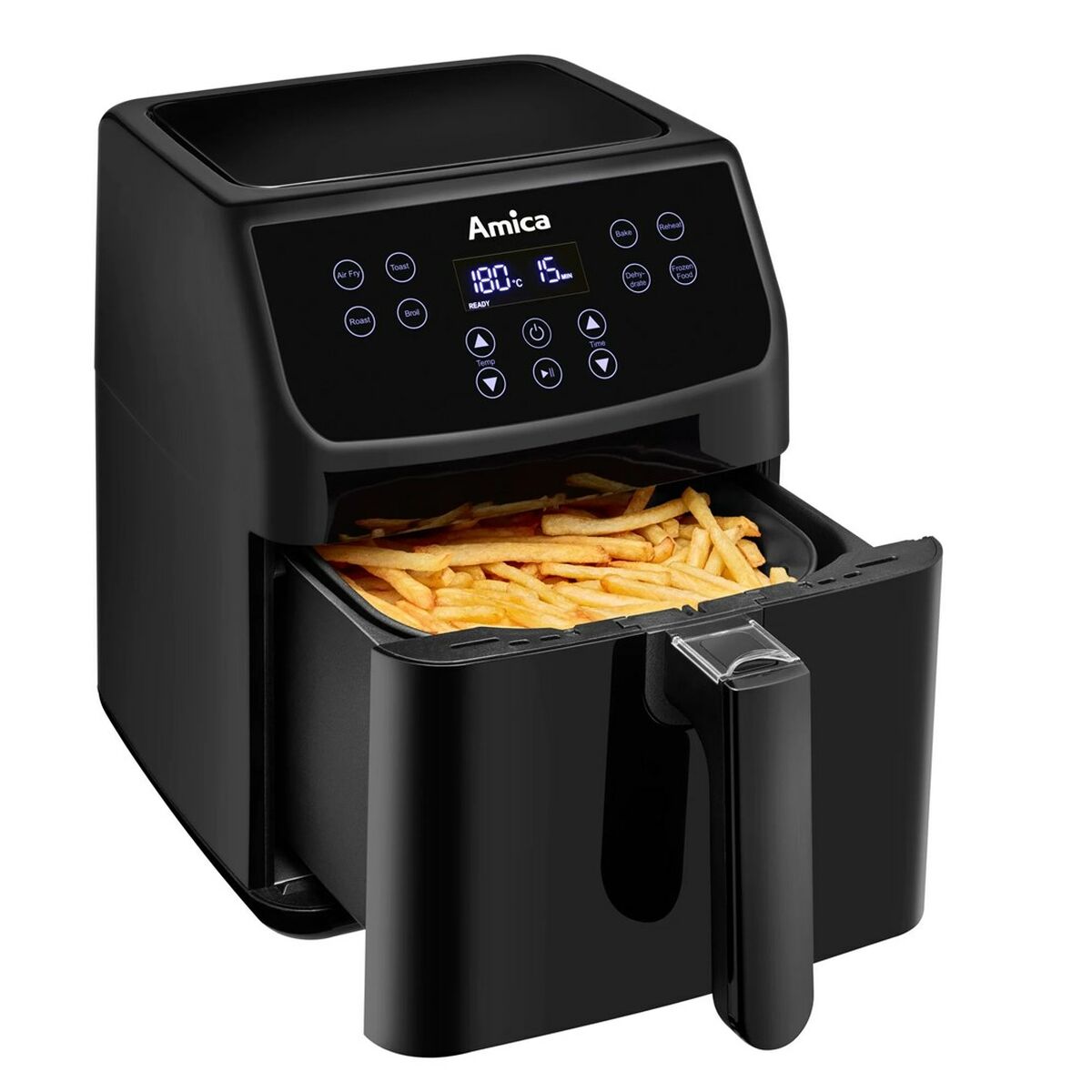 Luftfritös Amica AFM 4011 Svart 1550 W 6,8 L - 6
